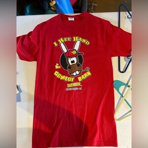 Comedy Barn Women’s Red T-Shirt